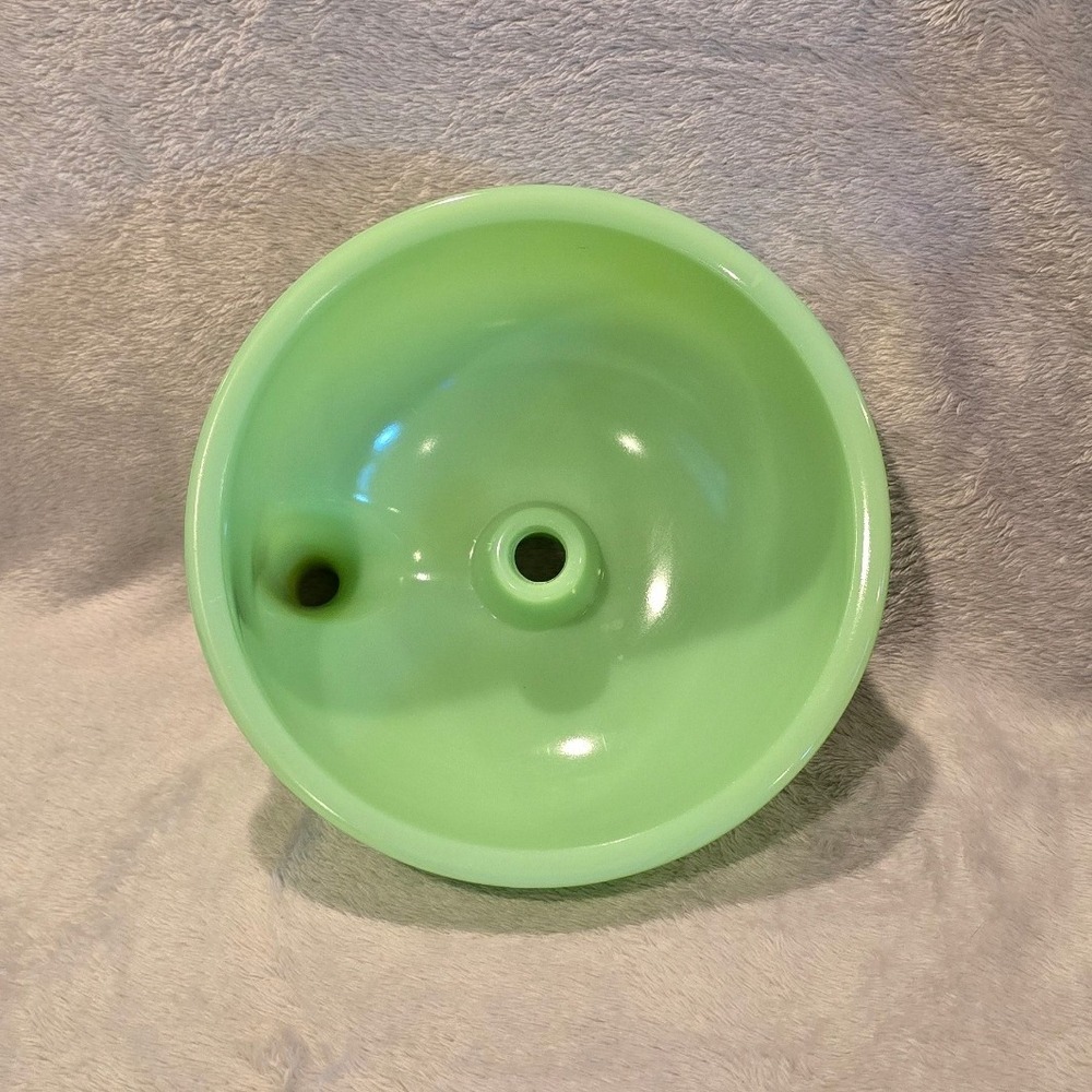 Vintage Sunbeam Jadeite Uranium Glass Mixer Juicer UV Glow Green - Picture 9 of 12